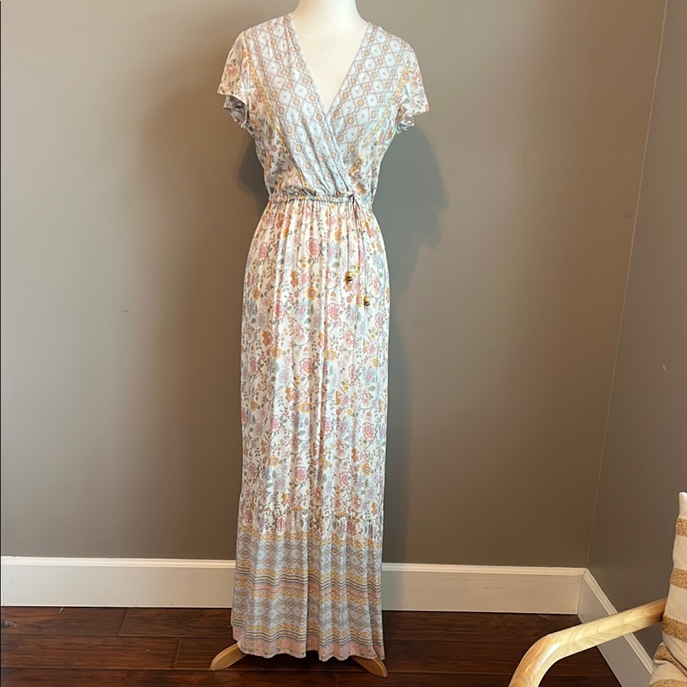 BeBop Floral Maxi Dress - Pastel Multicolor